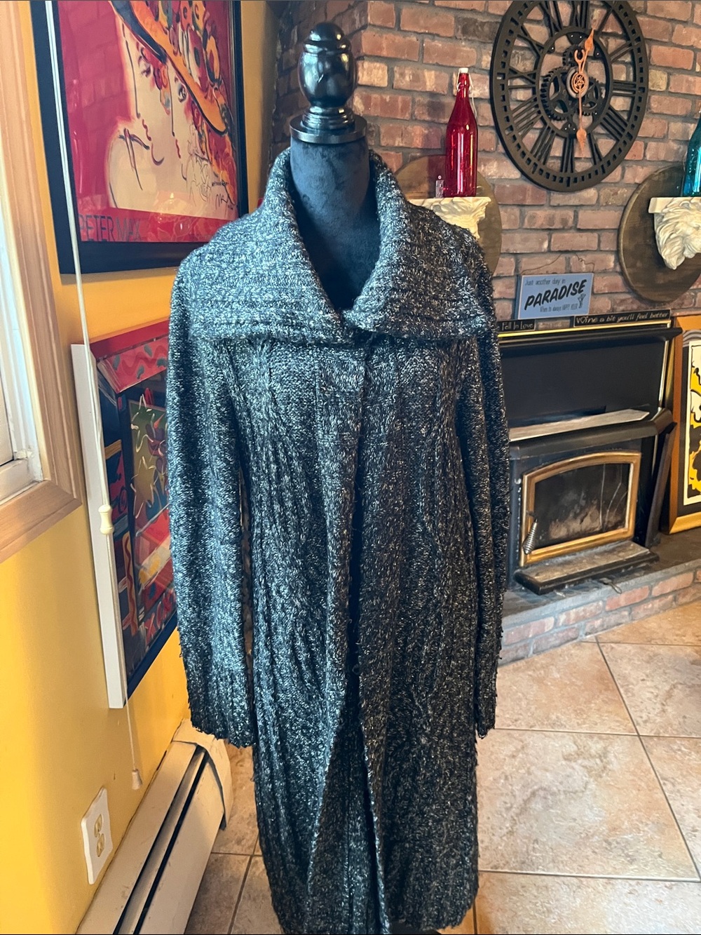 Calvin Klein sweater coat